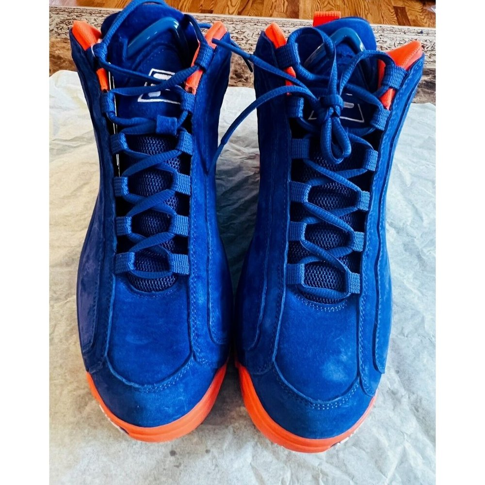 FILA MENS GRANT HILL 2 NEW YORK KNICKS SUEDE SHOES EXTREMELY RARE SIZE 12 NWOB